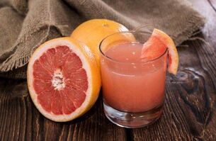 Grapefruit juice against parasites